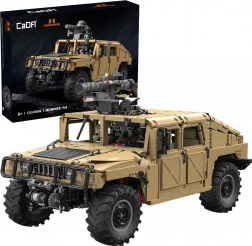 CaDA HUMVEE terepjáró építőkészlet 53 cm – katonai off-road, 3935 darab