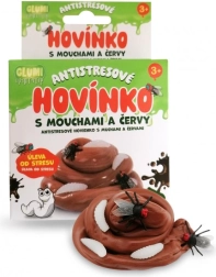 GLUMI Antistressz játék kaki legyekkel és férgekkel