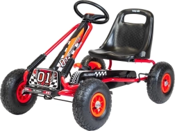 BABY MIX Razor pedálos gyerek gokart, piros