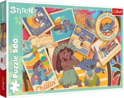Puzzle Lilo & Stitch: Bélyegek 500 darab