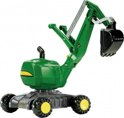 gyerek pedálos markoló daru Rolly Toys John Deere – zöld