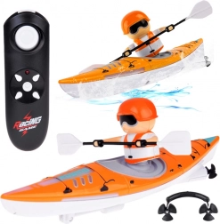 Háttérvilágítású távirányítású kajak evezőssel