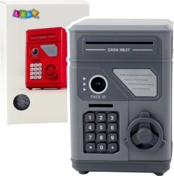 Elektronikus pénztároló széf gyerekeknek szürke