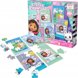 Fából készült puzzle Gabi babaháza – 4 kirakó