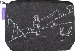 Farmerhatású etui A kis herceg – fekete