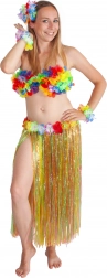 Hawaii szoknya 72 cm felnőtt, színes