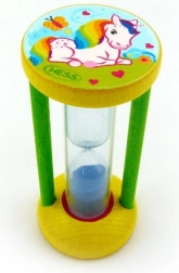 Homokóra a fogmosási idő méréséhez – Unikornis