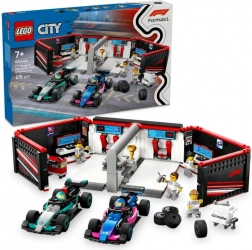 LEGO4 City 60444 Garázs F14 és Mercedes-AMG és Alpine autók