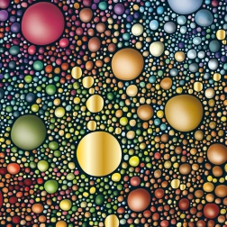 Négyzet alakú Curiosi Q Gold kirakó – minta II, 72 darab