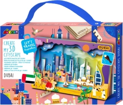 Fa 3D kirakó városi panoráma – DUBAJ