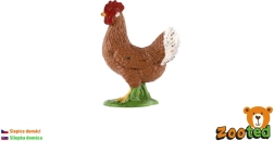 Házityúk figura, 4 cm