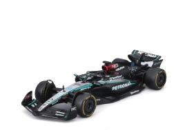 fém modell bburago 1:43 mercedes‑amg petronas f1 w15 2024 #63 george russell