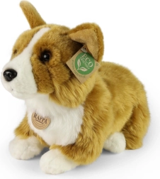 Plüss corgi kutya 32 cm, környezetbarát