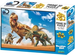 3D puzzle T-Rex vs. Triceratops 500 darab