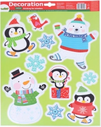 Karácsonyi ablakdekoráció 41 × 29 cm