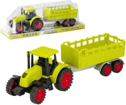 Traktor pótkocsival – műanyag játék kis farmereknek