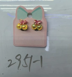 Cseresznye Fülbevaló Szett