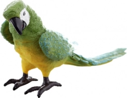 Zöld papagáj műanyag figura