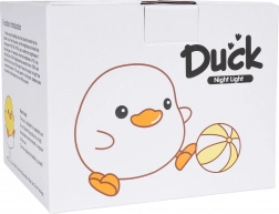 Szatén kacsás éjjeli fény szilikonból, érintésvezérléssel