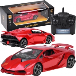 Távirányítású LAMBORGHINI 1:24 autó, piros 2.4 GHz
