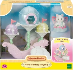 SYLVANIAN FAMILIES virágtündér repülő jármű cicatündérrel
