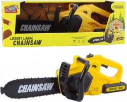 gyermek láncfűrész fényekkel és hangokkal, sárga