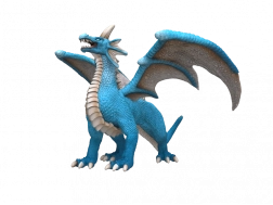 Mitikus vízi sárkány figura