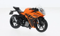 KTM RC390 motorkerékpár modell 1:18 állvánnyal