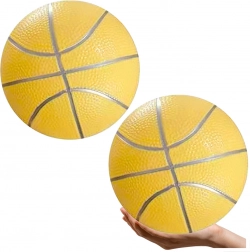 Pasztellsárga gumistrandlabda 20 cm