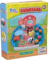 Kid's Dough gyurma – Farm: 4 poharas készlet