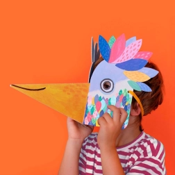 LONDJI maszk ragasztható kiegészítőkkel Be Wild! Bird
