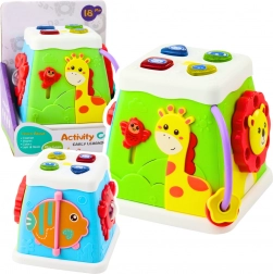 Interaktív oktató kocka gyerekeknek