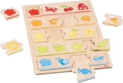Goki fa puzzle színek