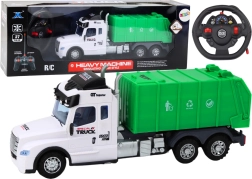 Zöld távirányítós RC autó effektusokkal