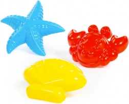 Homokozó formák Tengeri világ 3 db