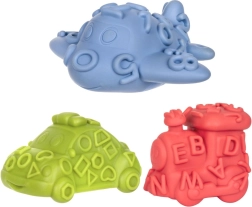 Érzékelős fürdőjáték járművek 3 db Tullo