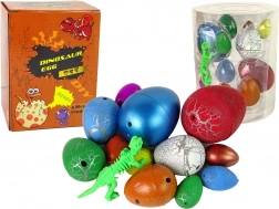 Növekvő dinoszaurusztojás – 12 db-os készlet, különböző méretek