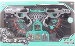 Űrfegyver pisztolyszett hablövedékekkel, 6+