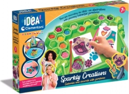 CLEMENTONI Idea Art díszítőlabor – divatos 3D matrica kristályokkal