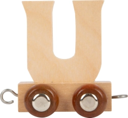 fa kocsika U betűvel a small foot vasútpályákhoz