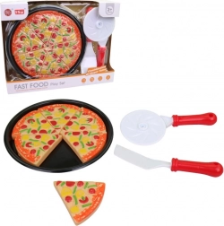 Pizza kiegészítőkkel, 17 cm