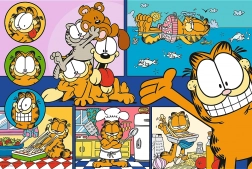100 darabos puzzle – lusta GARFIELD (Trefl)