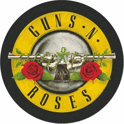 Lemezjátszó alátét Guns and Roses mintával