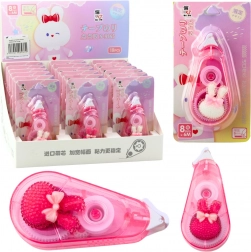 Rózsaszín szalagkorrektor díszítéssel