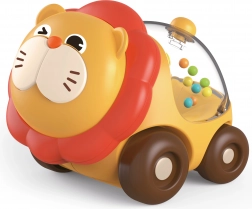 csörgő oroszlán kerekeken