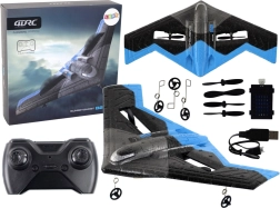 RC repülő LED fényekkel, kék-fekete