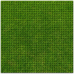 BRIXIES Plus designová építőlap fű 25,5 x 25,5 cm