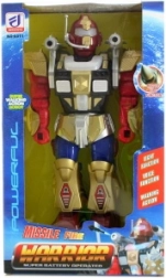 Interaktív műanyag, elemes robot