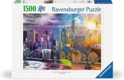 Ravensburger 1500 darabos puzzle – New York nyáron és télen