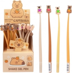 kapibara mintás zselés toll 22 cm